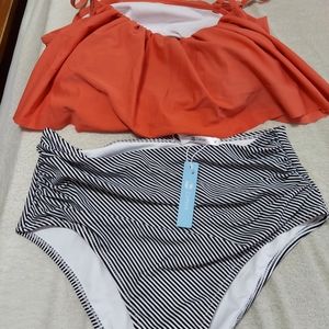 Cupshe new 2 peice swim suit